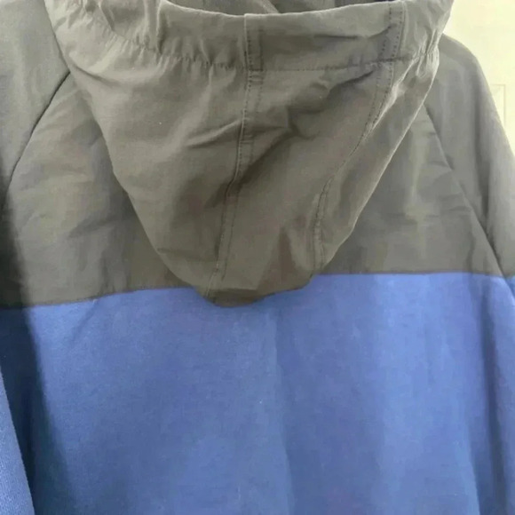 New Balance Men’s Soft Shell Full Zip Jacket Size Large Hooded Black TwoTone - Picture 5 of 7